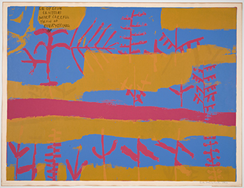 Corita Kent, Be of Love #4 (1963).