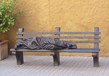 Timothy Paul Schmalz, Homeless Jesus (2013).